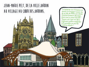 Engagement de Jean-Marie Pelt pour l'écologie : Bandes dessinées